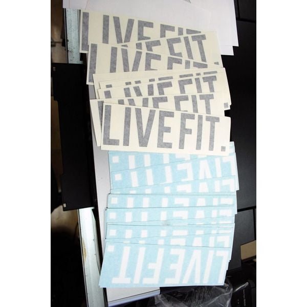 Live Fit Apparel LIVE FIT. Decal - LVFT