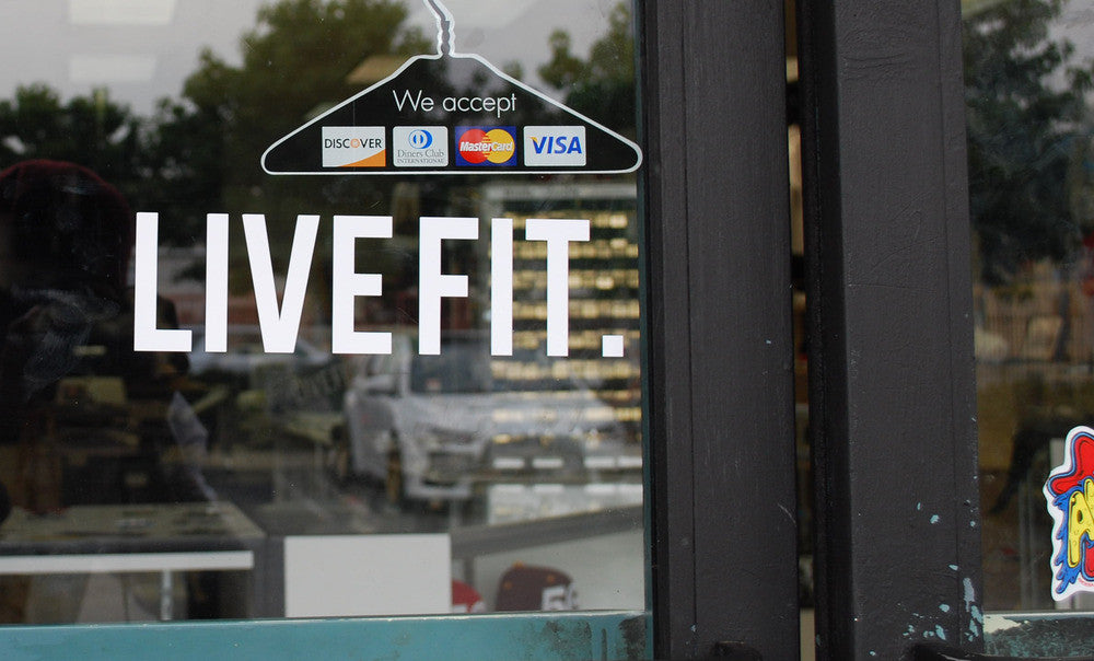 5" LIVE FIT. Decal - Live Fit Apparel - LVFT