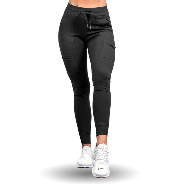 Solo Cargo Leggings - Black  Cargo leggings, Workout pants women, Gym pants  women