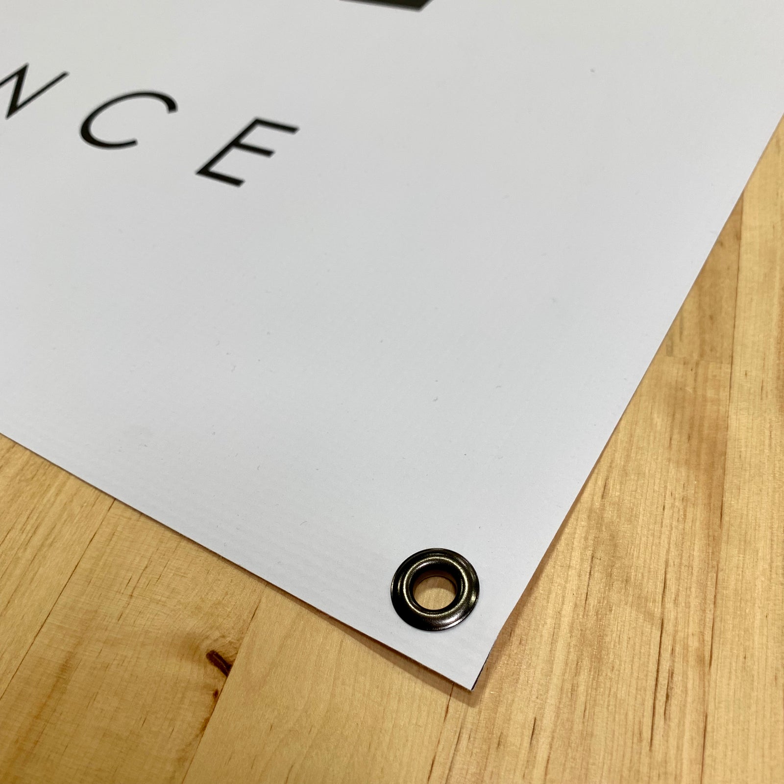 Live Fit Apparel Live Fit Vinyl Banner - White - LVFT