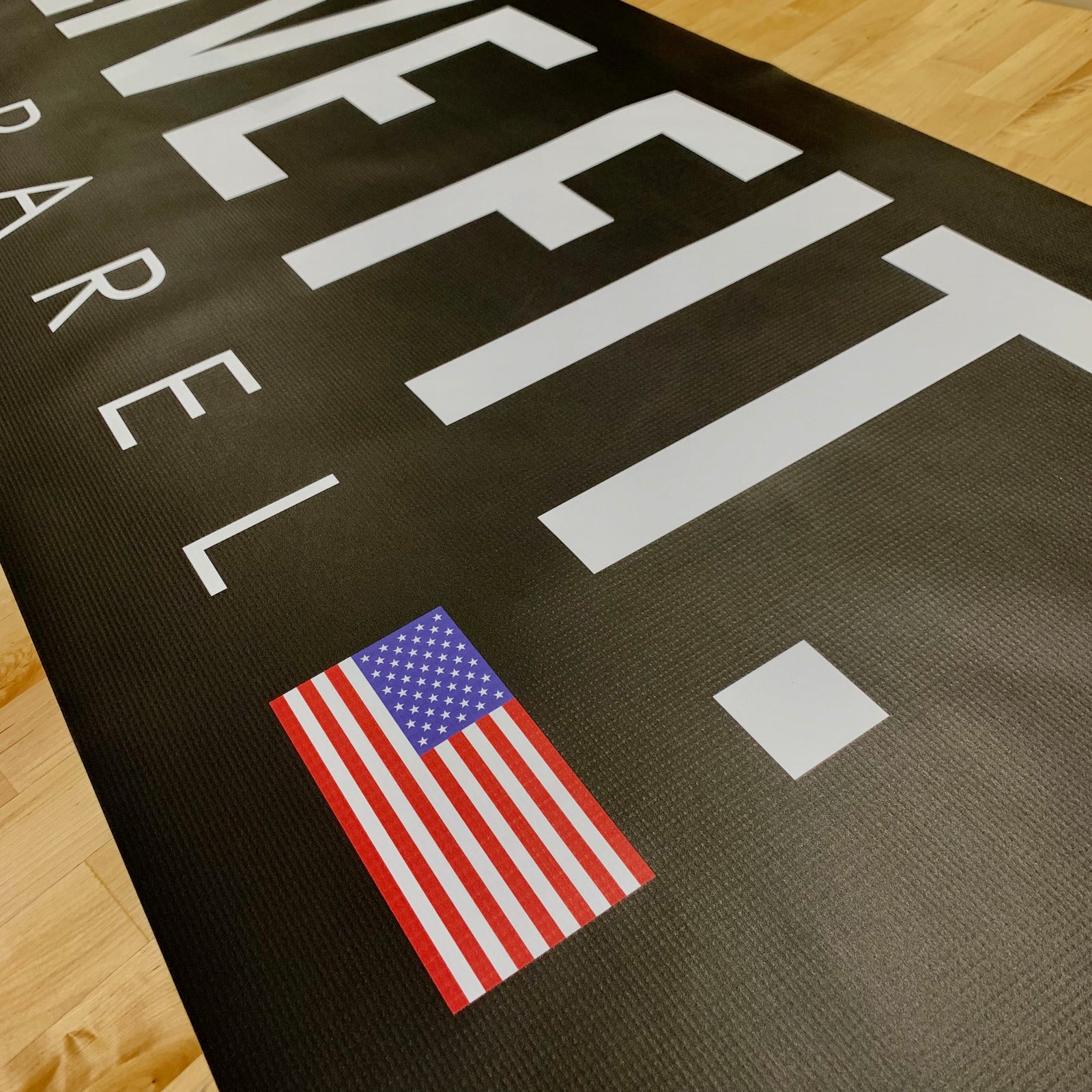 Live Fit Apparel Live Fit Vinyl Banner - Black - LVFT