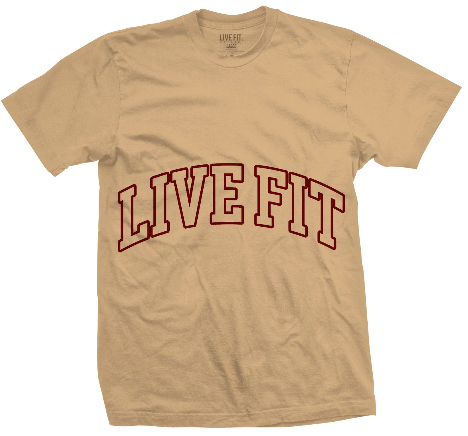 Letterman Heavy Tee - Khaki