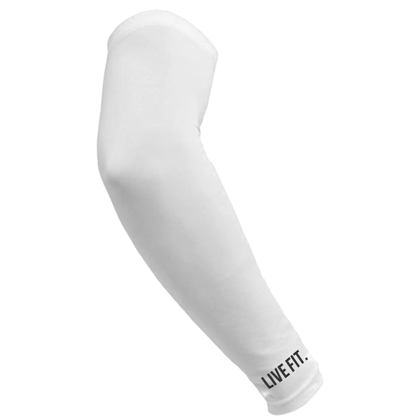 Classic Arm Sleeve White Live Fit. Apparel