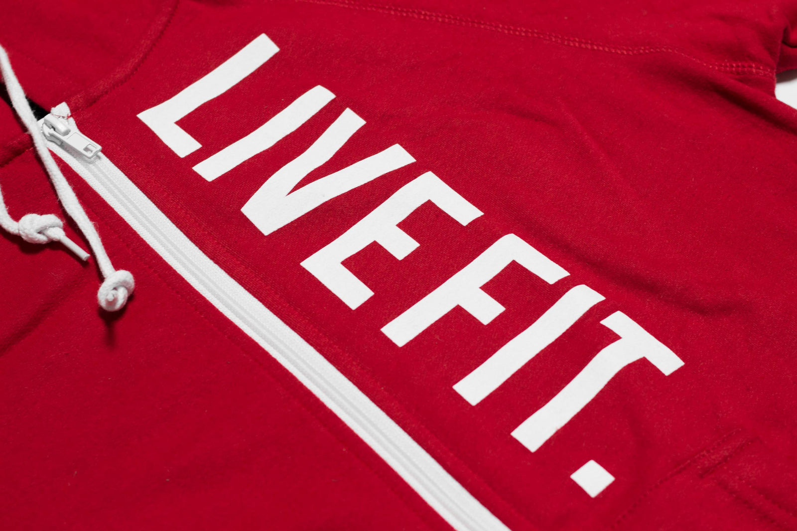 Live Fit Apparel Live Fit Zip Up - Red - LVFT