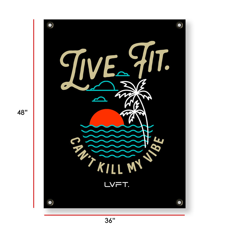 Live Fit Apparel Paradise Banner - Banner - LVFT