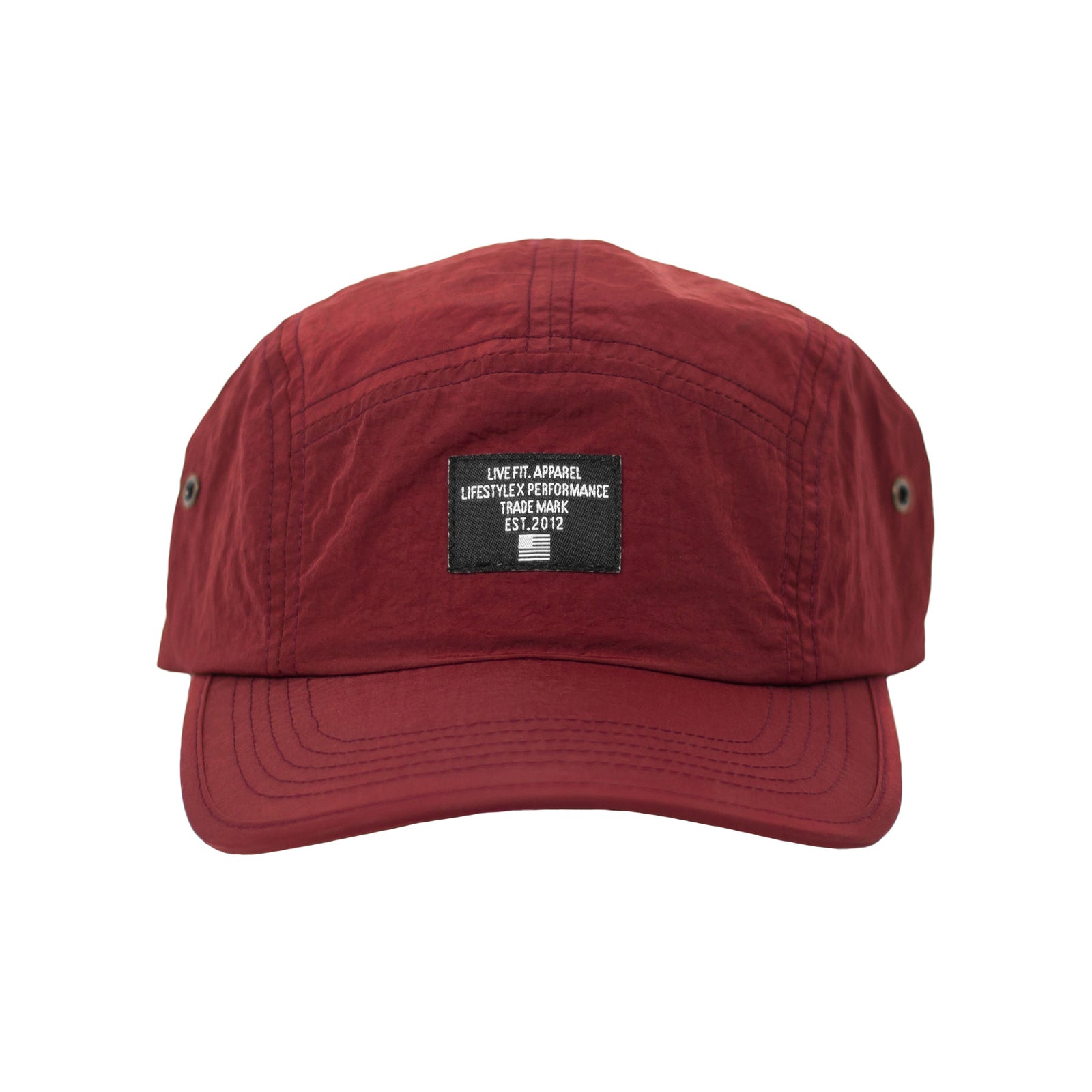 Live Fit Apparel Camper Hat- Burgundy - LVFT