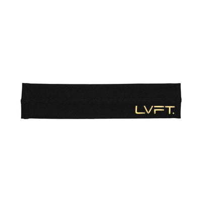 Live Fit Apparel Gold Edition Headband - Black - LVFT