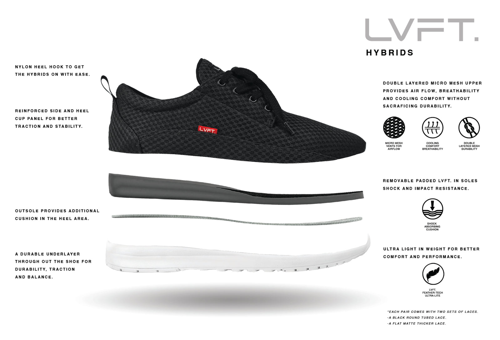 Live Fit Apparel LVFT Hybrids Shoes - LVFT