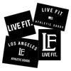 Live Fit Apparel LF Sticker Pack - LVFT 