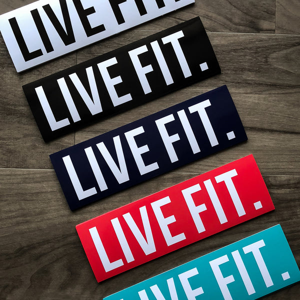 Live Fit. 8" Sticker Pack Live Fit Apparel LVFT Live Fit. Apparel