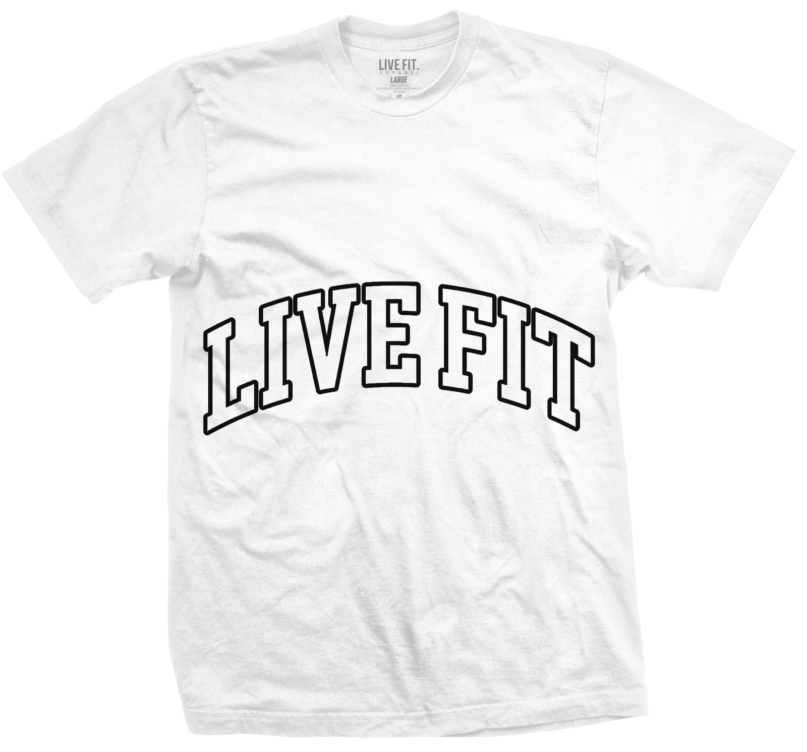 Letterman Heavy Tee - White
