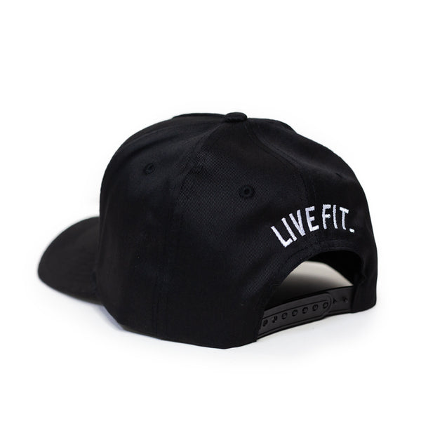 LF Classic Cap - Black / Gold, Live Fit Apparel