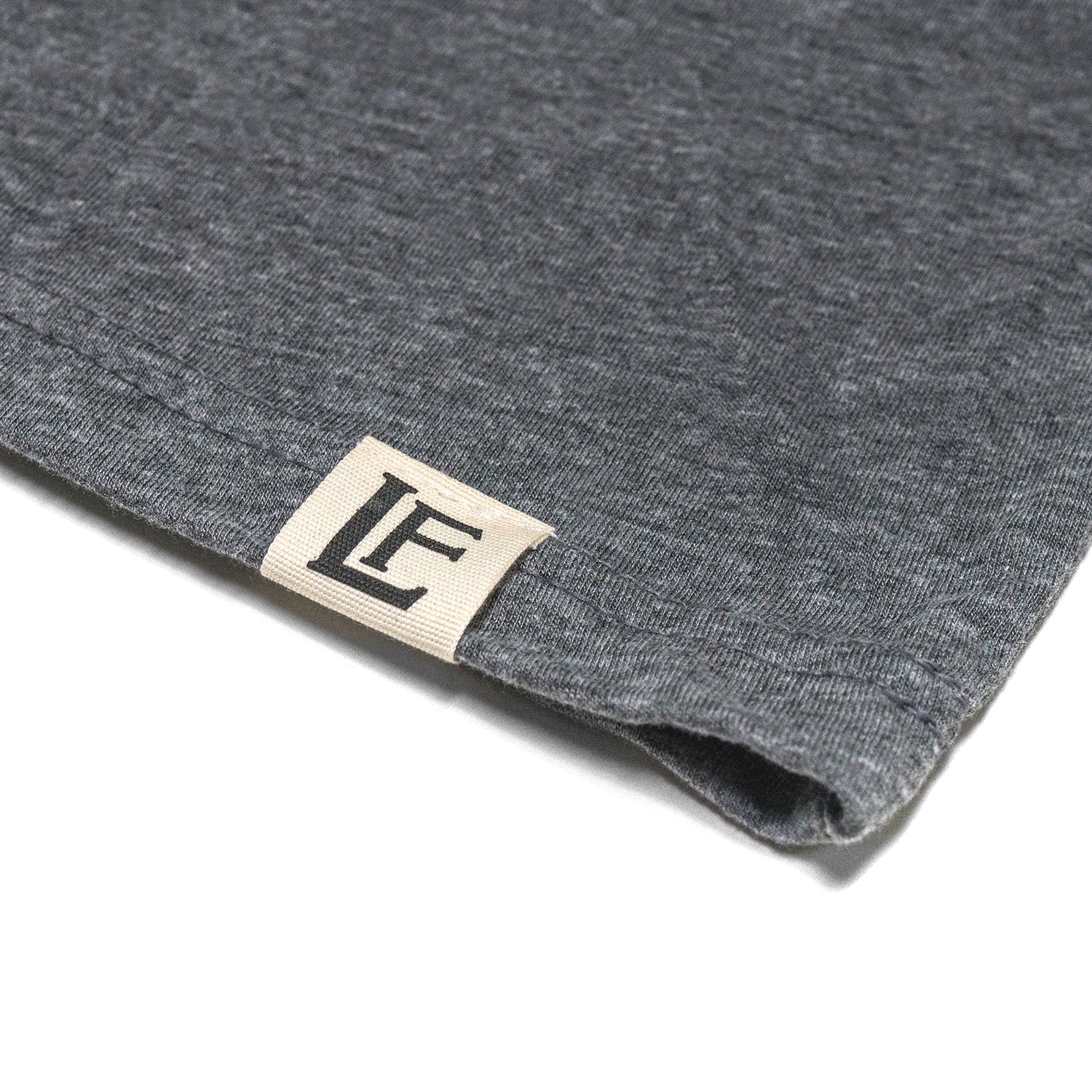 University Tee - Premium Heather / White