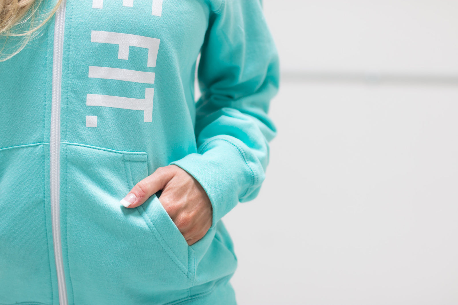 Live Fit Apparel Live Fit Zip Up - Teal - LVFT