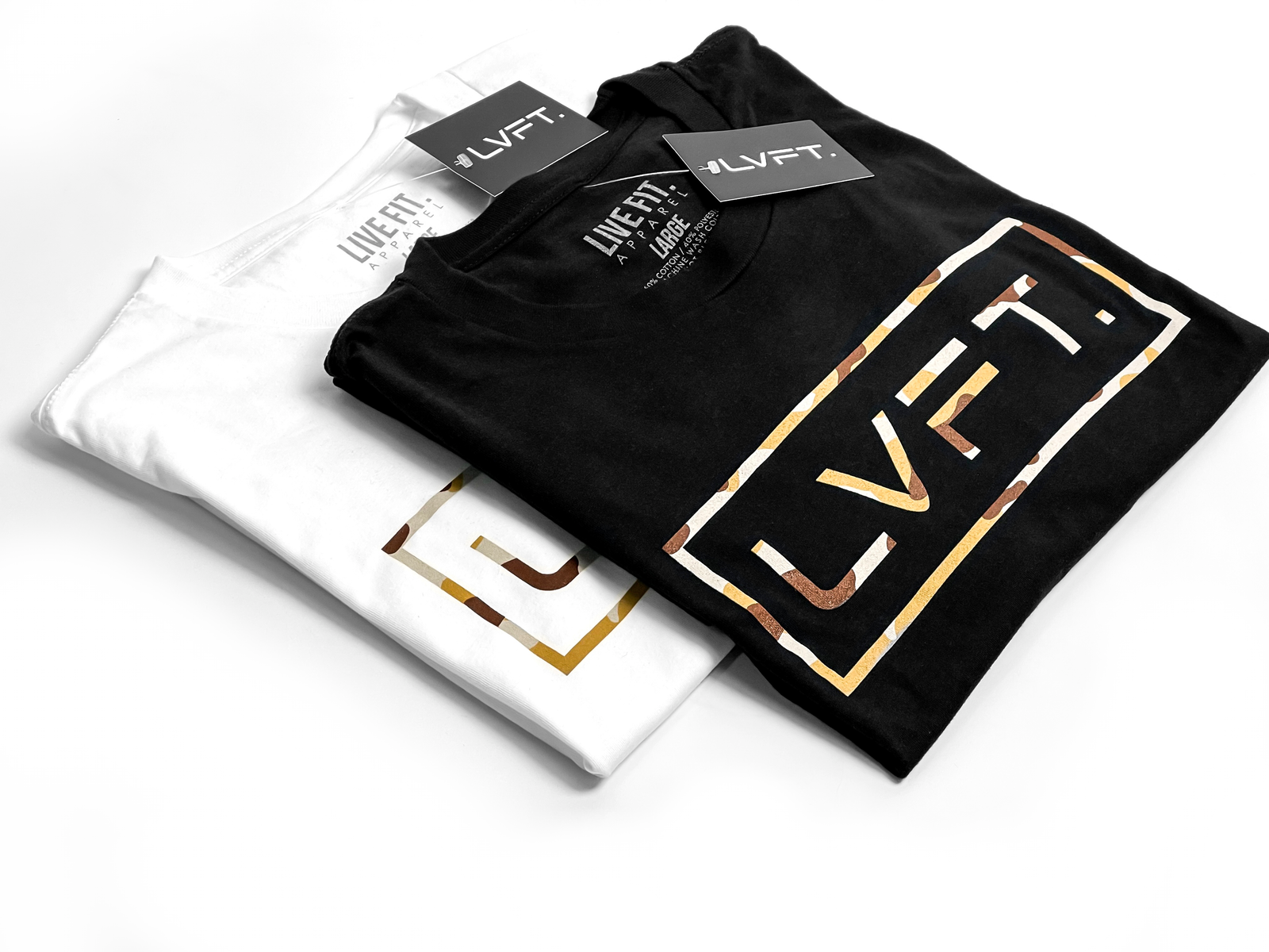 Box Logo Tee - White / Desert Camo