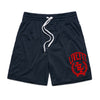 Rome Court Shorts - Navy/Red