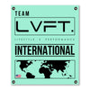 Live Fit Apparel International Banner - Teal - LVFT
