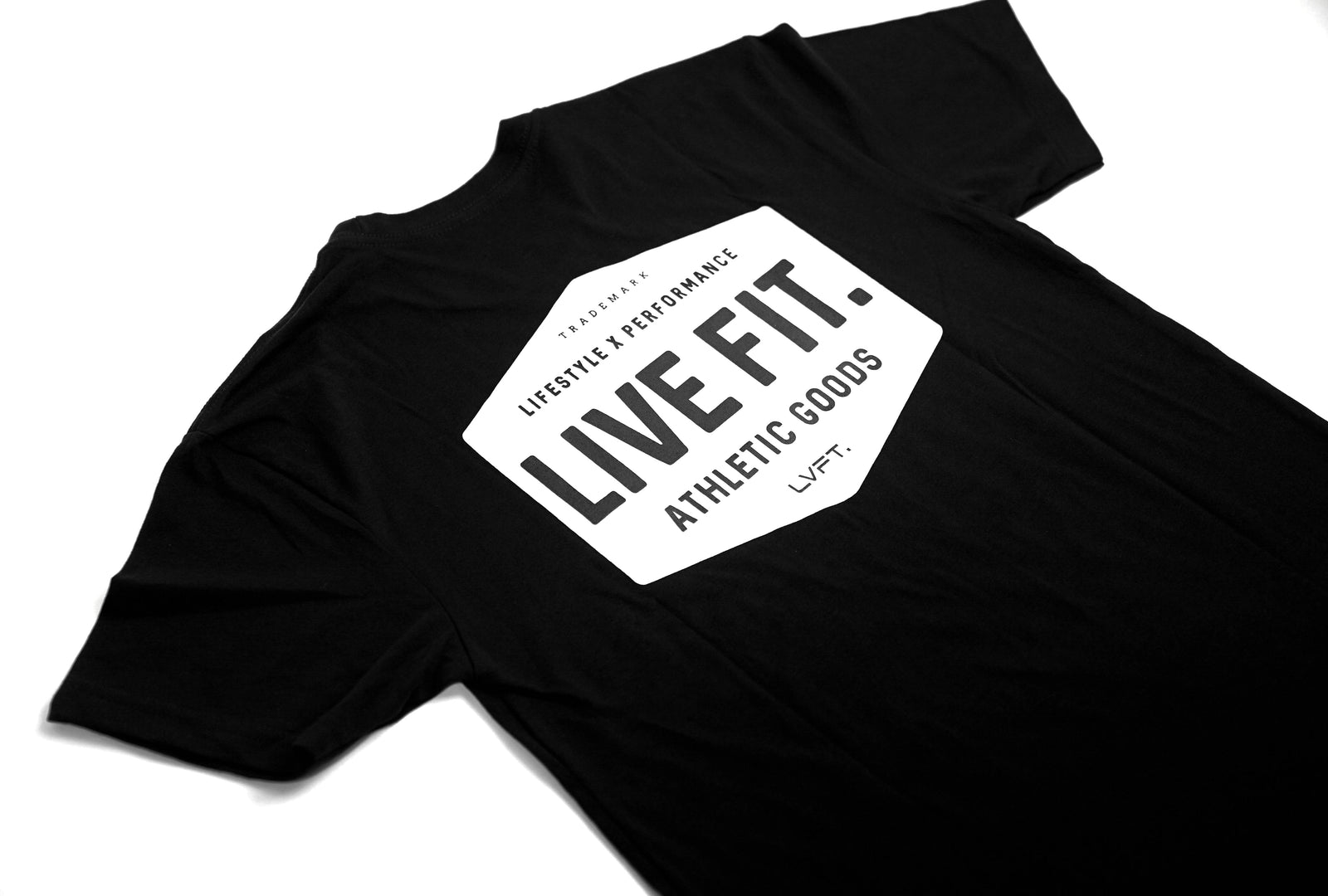 Work Badge Tee - Black/White