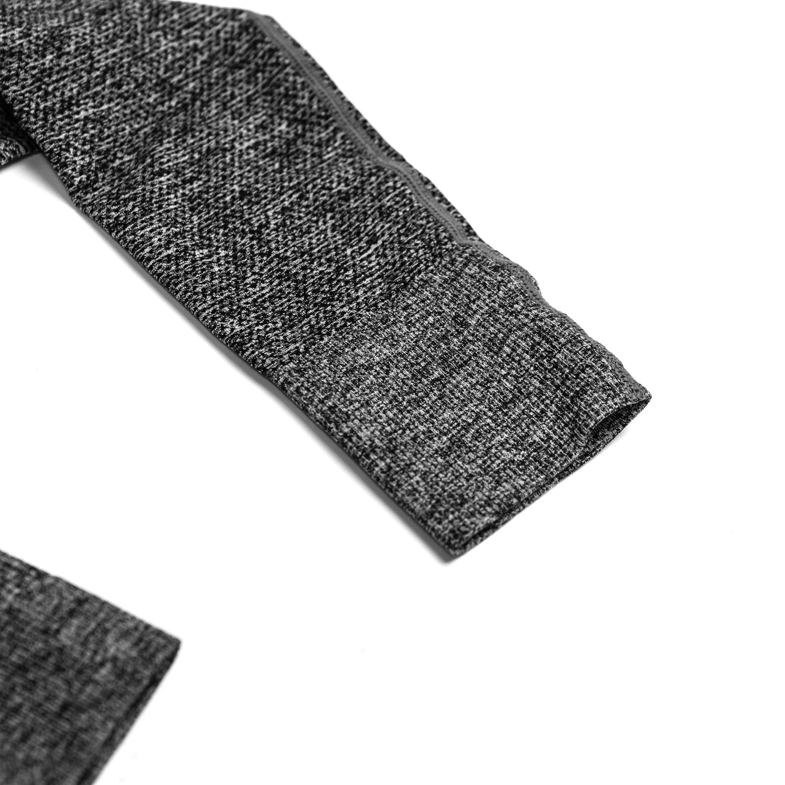 Seamless Long Sleeve Crop - Heather grey