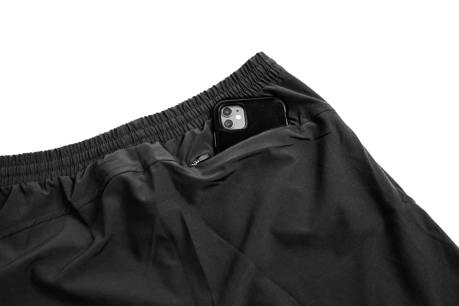 0012 Hybrid Active Shorts - Black / Olive