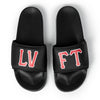 Live Fit Apparel LVFT. Varsity Slides - Black/Red - LVFT