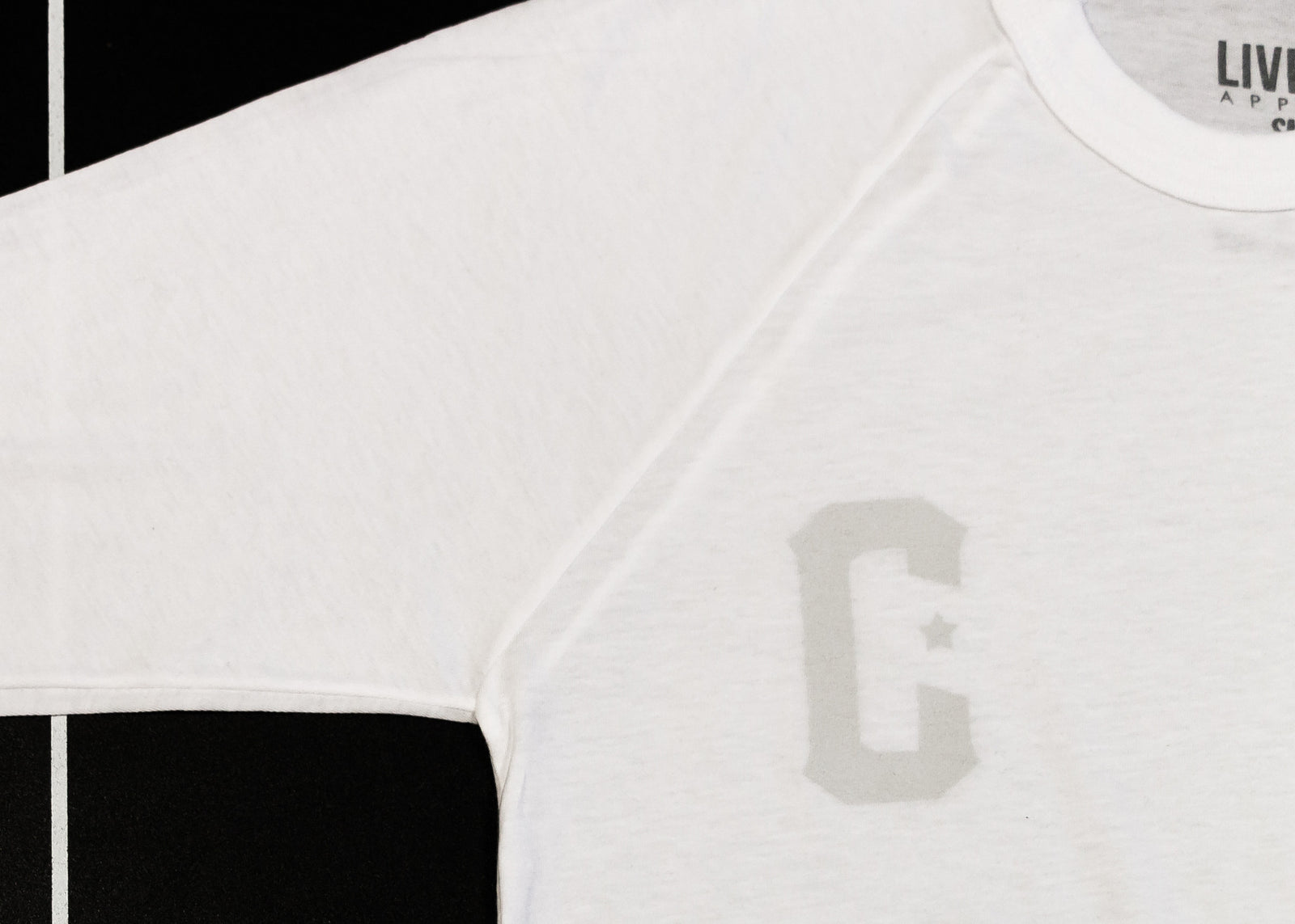 Live Fit Apparel Premium Raglan - White - LVFT