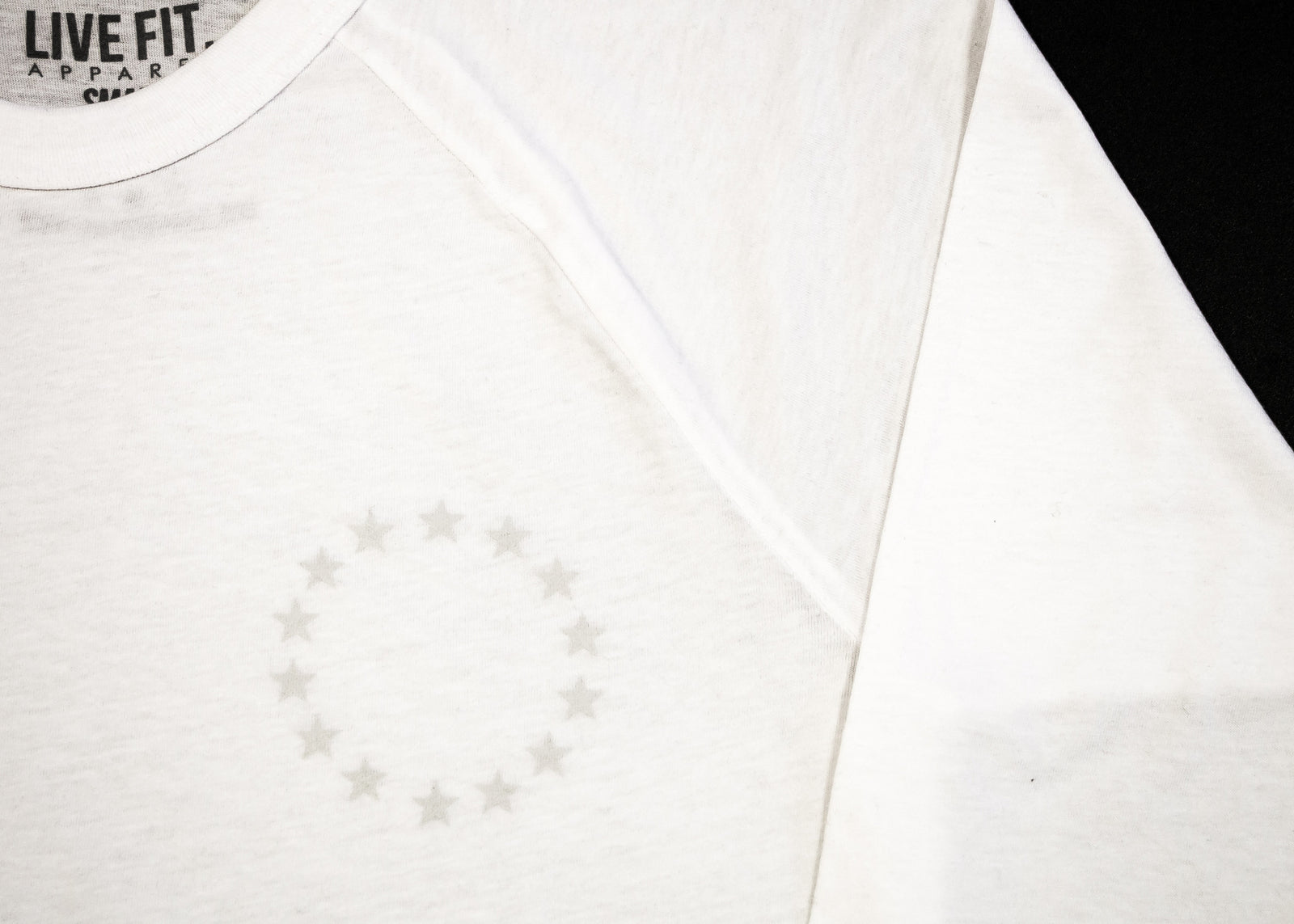 Live Fit Apparel Premium Raglan - White - LVFT