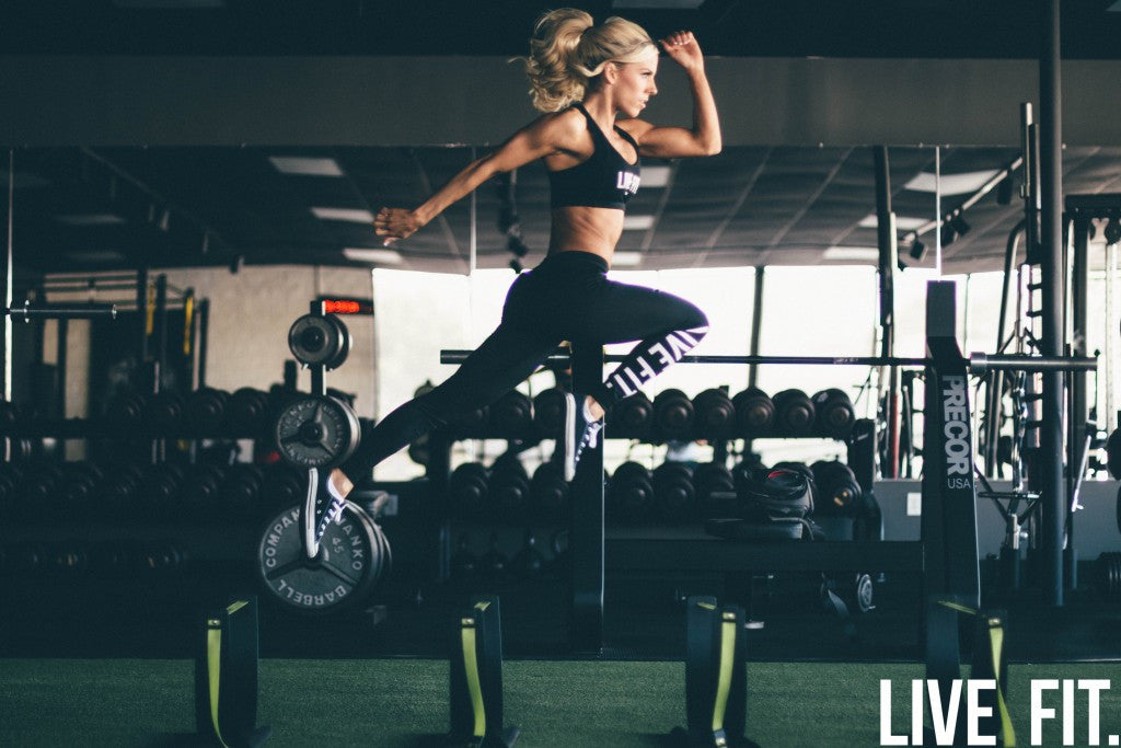 Heidi Somers Works Out With Live Fit.