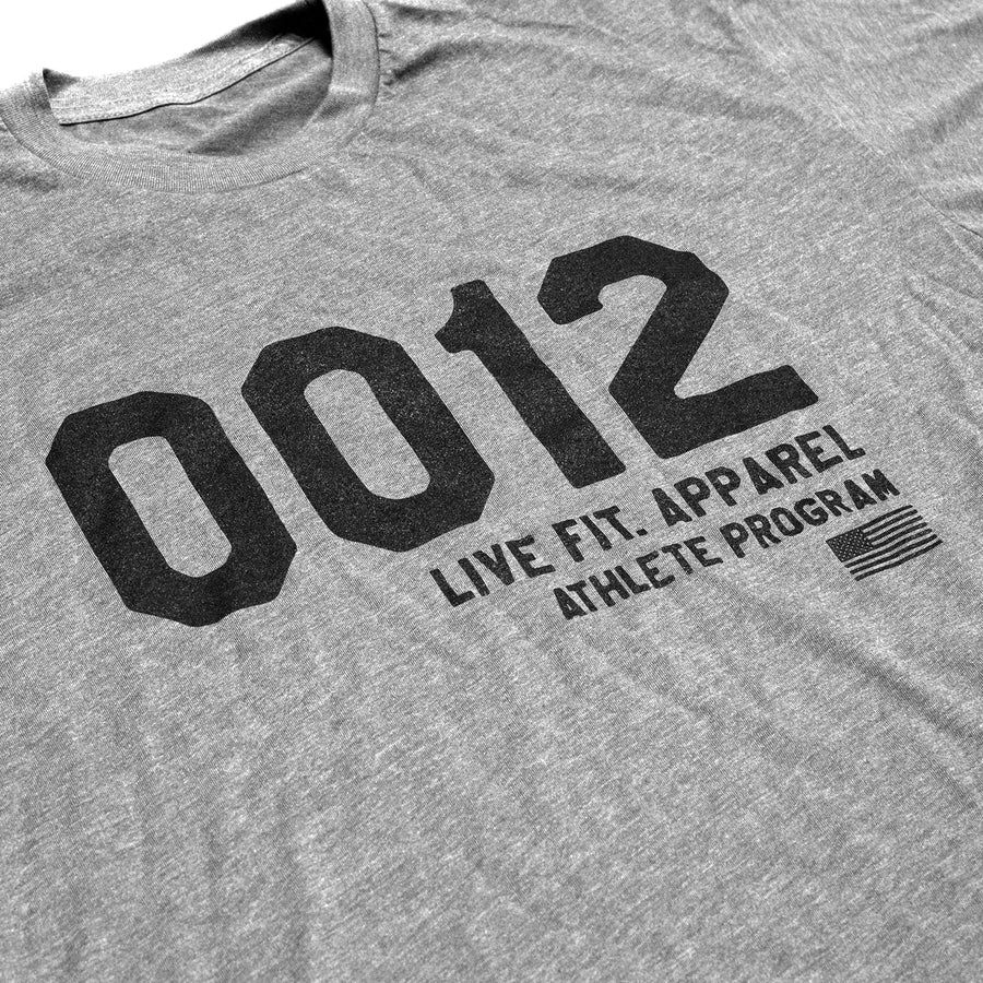 0012 Tee - Heather Grey