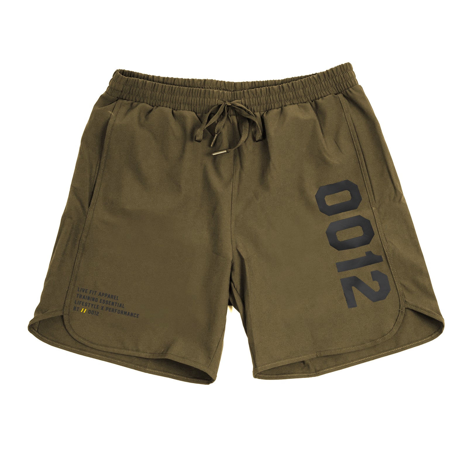 0012 Hybrid Active Shorts - Olive