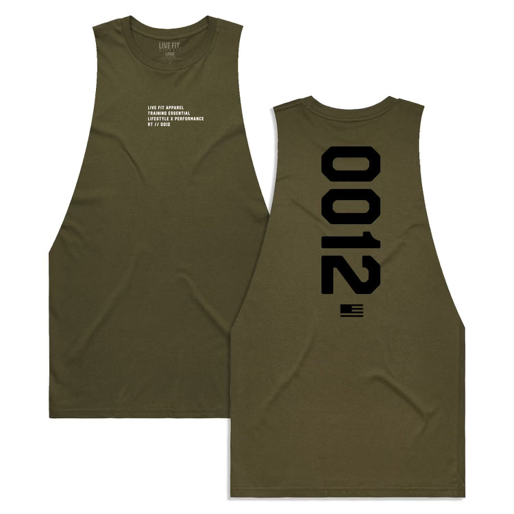 0012 Raw Cutoff - Army