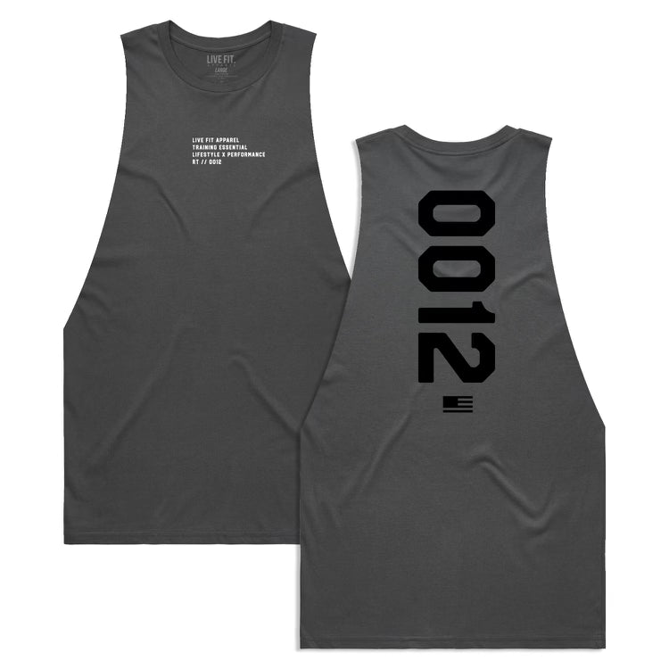 0012 Raw Cutoff - Charcoal