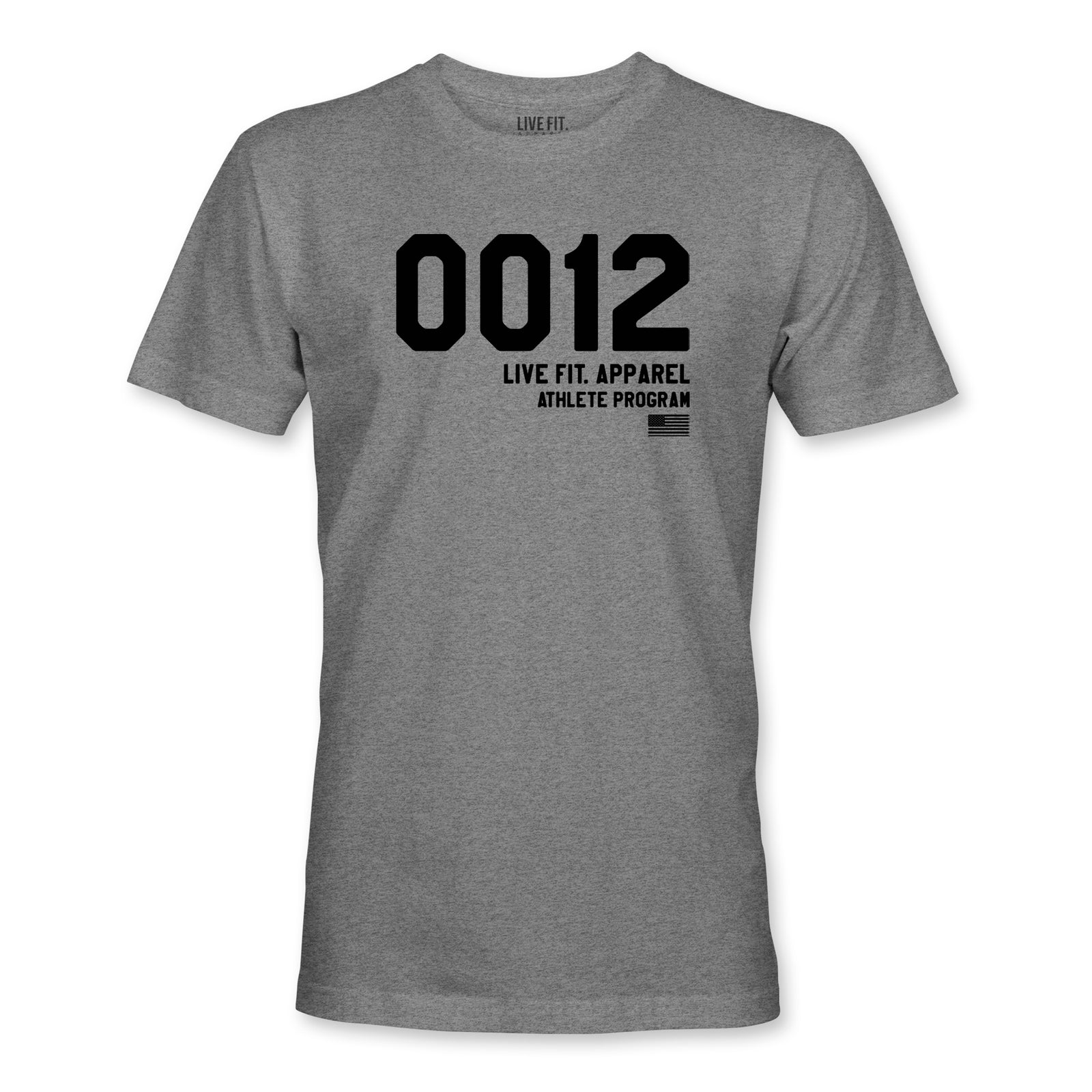 0012 Tee - Heather Grey