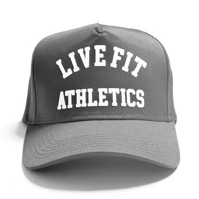 Livefit Athletics 5 Panel Cap - Grey