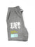 Blackletter Fleece Shorts - Heather Grey