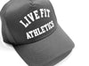 Livefit Athletics 5 Panel Cap - Grey