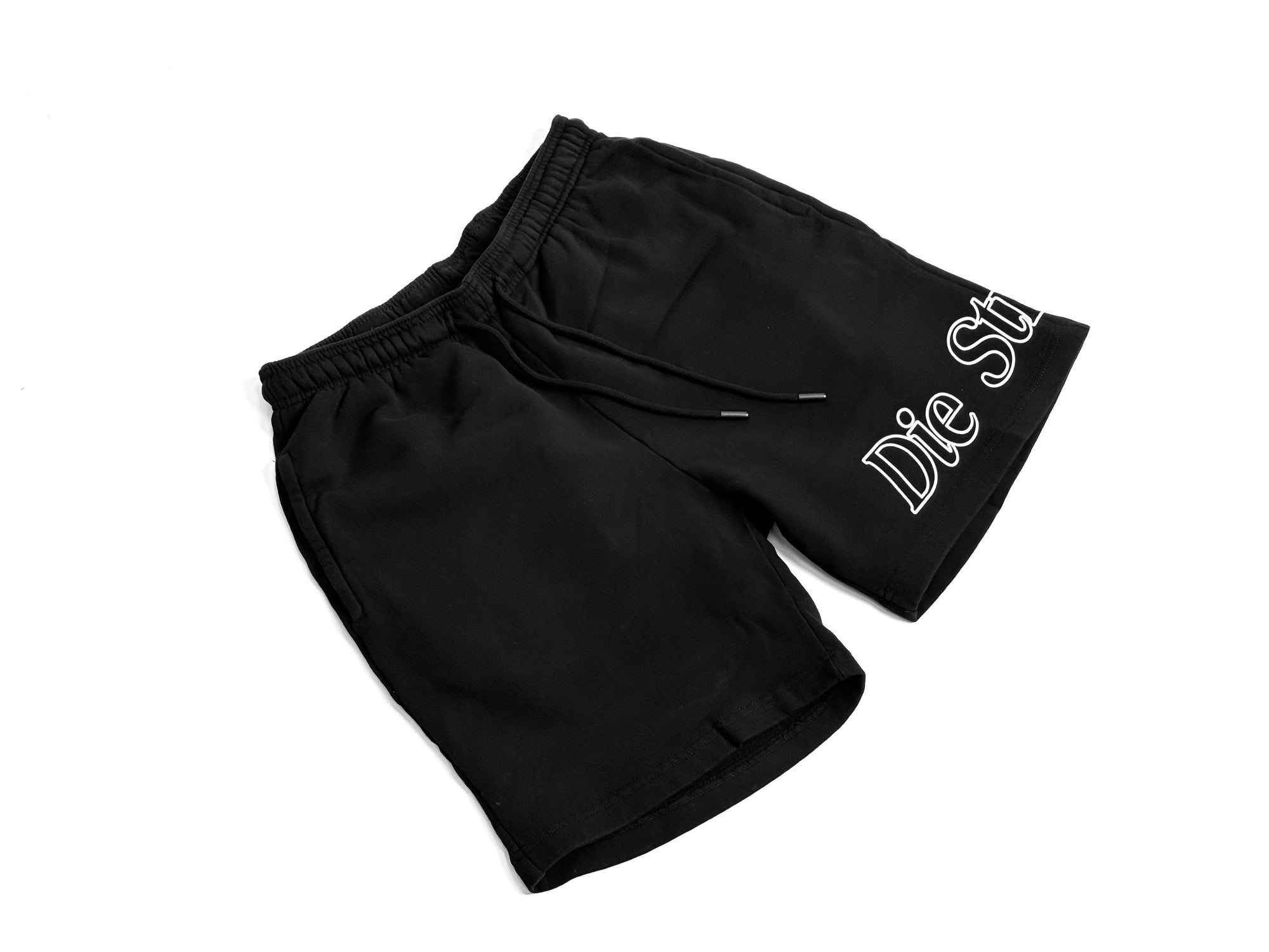 Die Strong Garment Dyed Shorts - Black