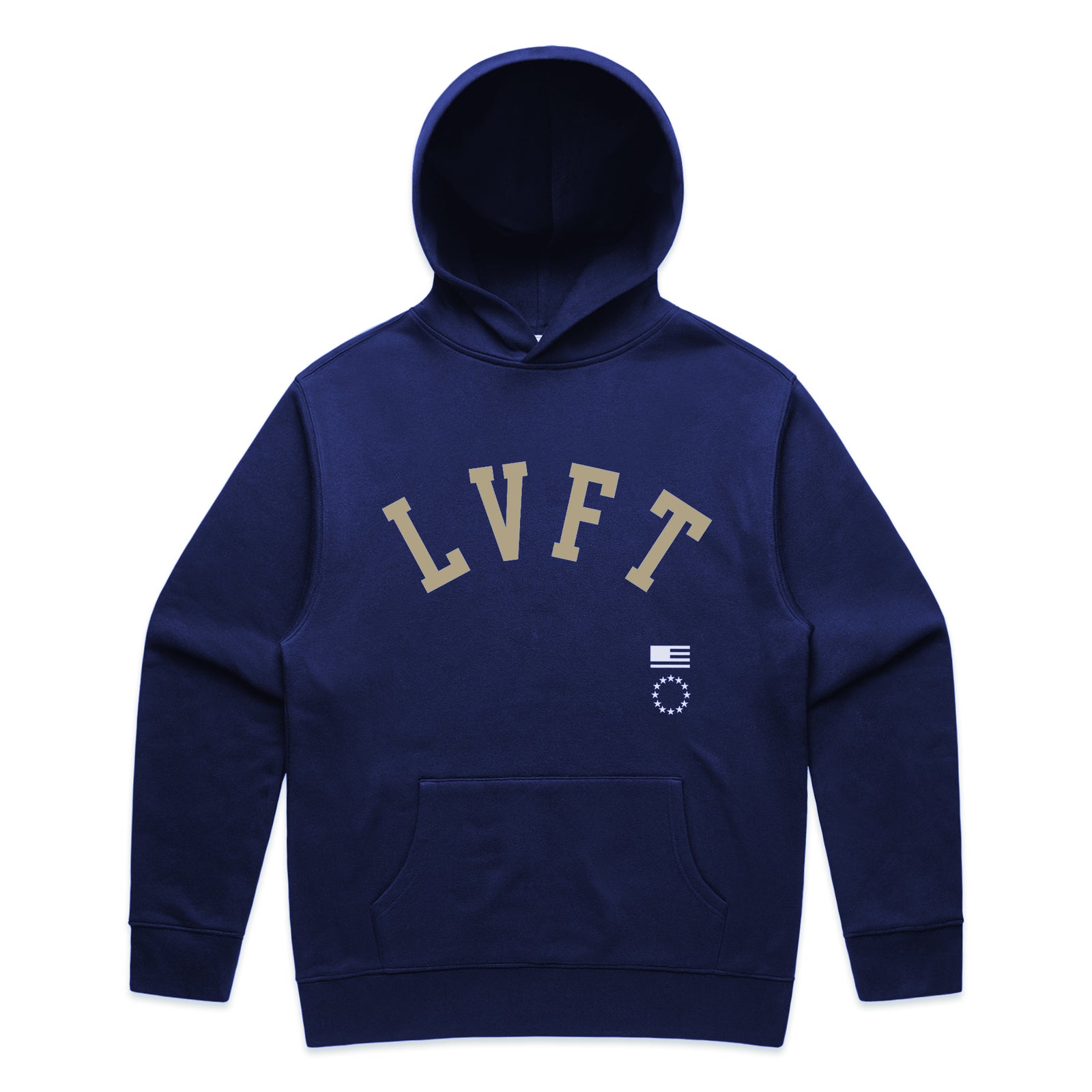 Academy Crew Pullover Hoodie - Cobalt