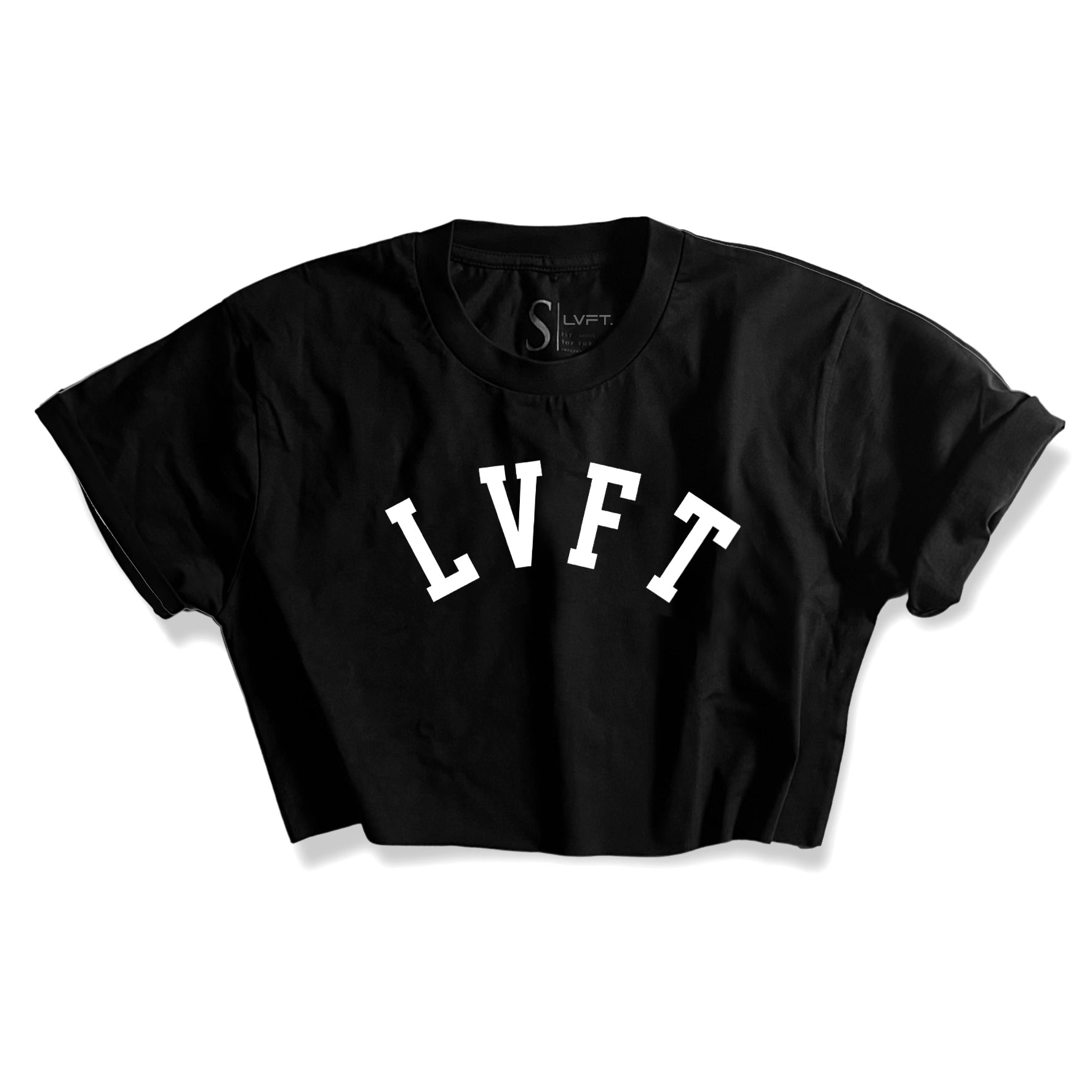 Academy Crop Tee - Black