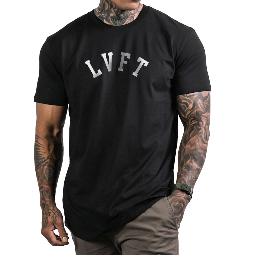 Academy Scallop Tee - Black