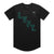 All Star Scallop Tee - Black / Teal