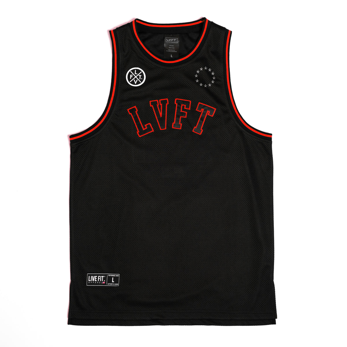 All Star Jersey - Black / Red