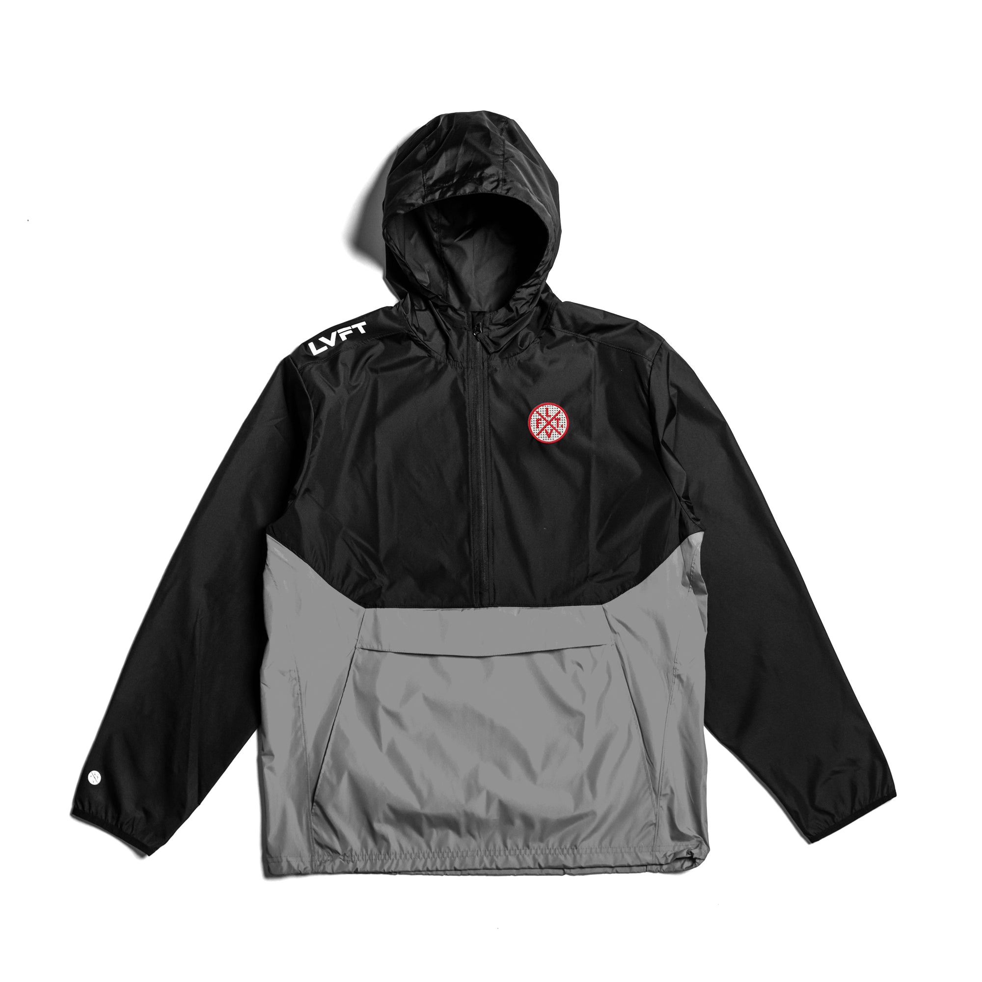 Division Anorak Jacket - Black / Grey