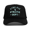 Athletic Dept 5 Panel Cap - Black / Mint
