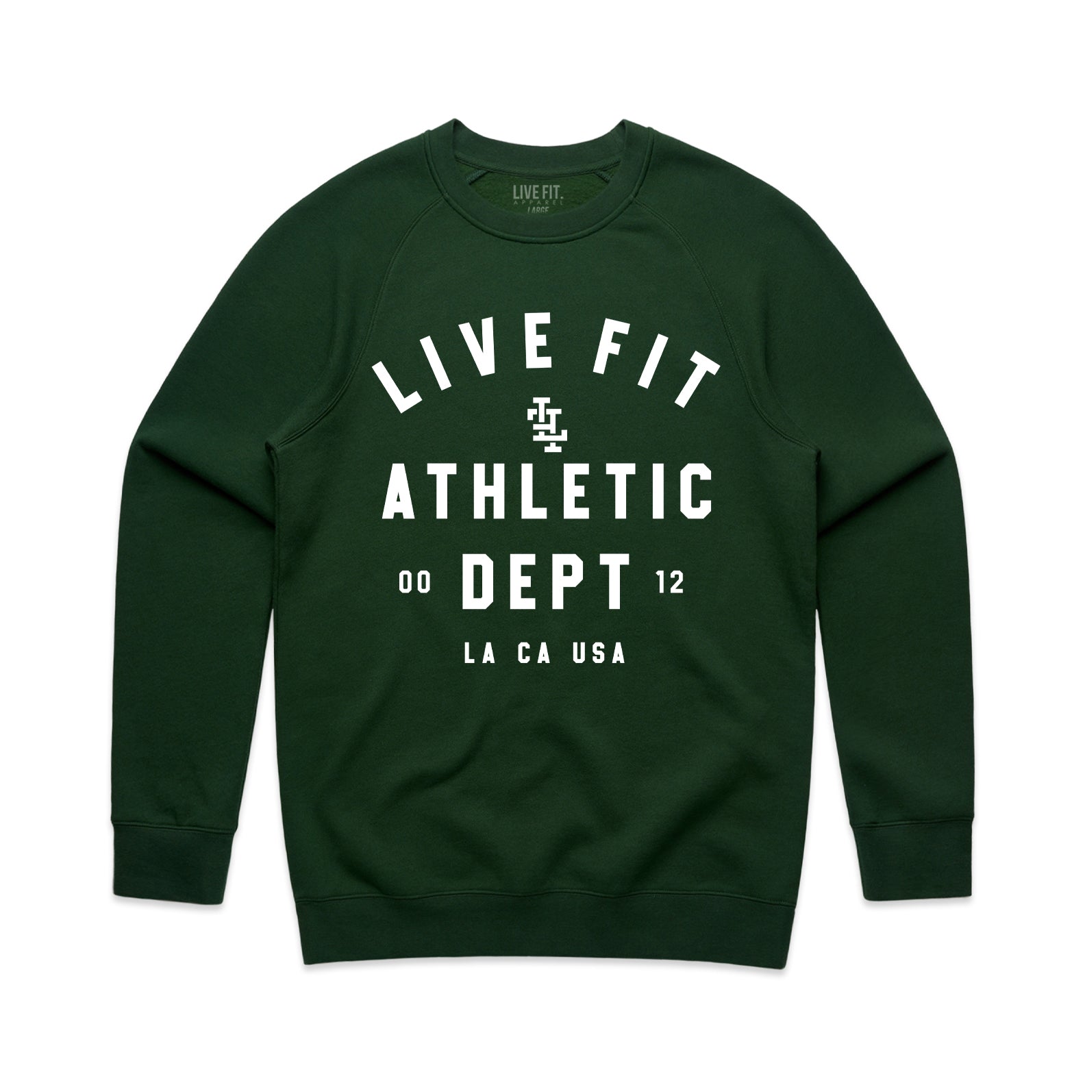 Athletic Dept Crewneck - Forest Green