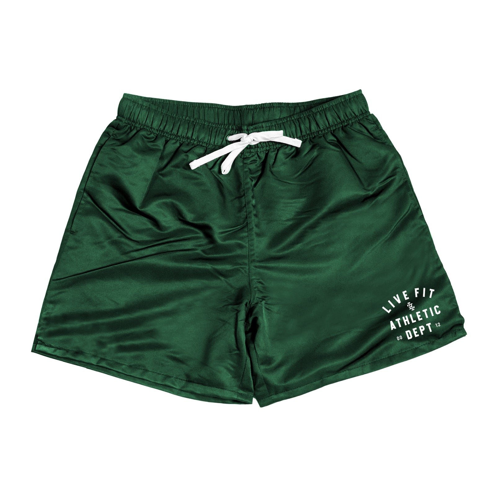 Athletic Dept Running Shorts - Forest - Live Fit. Apparel