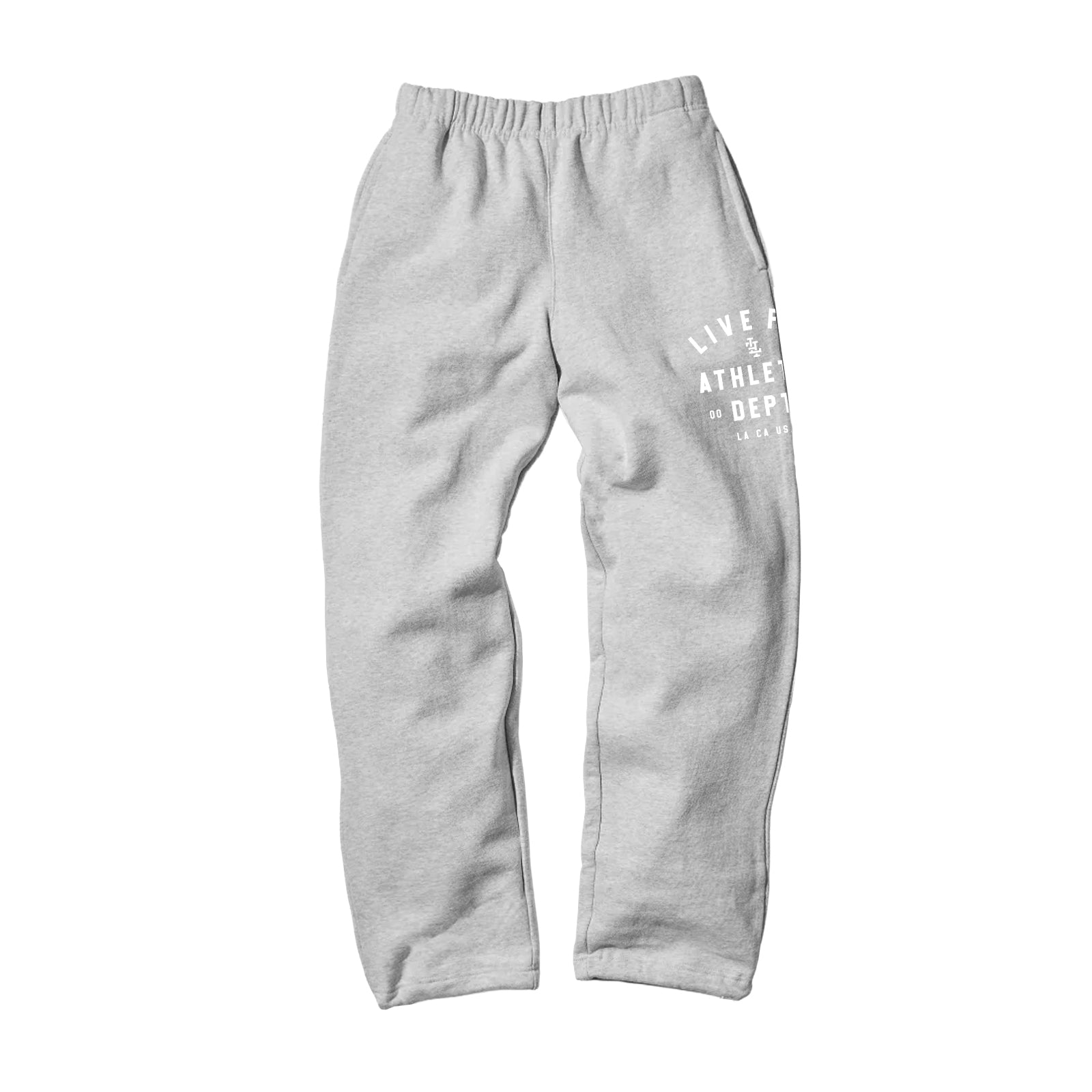 Athletic Department Straight Leg Sweatpants - Heather Grey