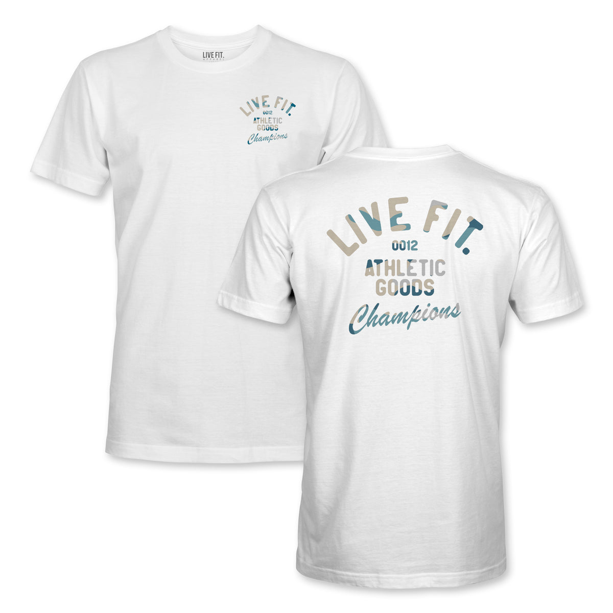 Athletic Goods Tee - White / Cool Desert Camo