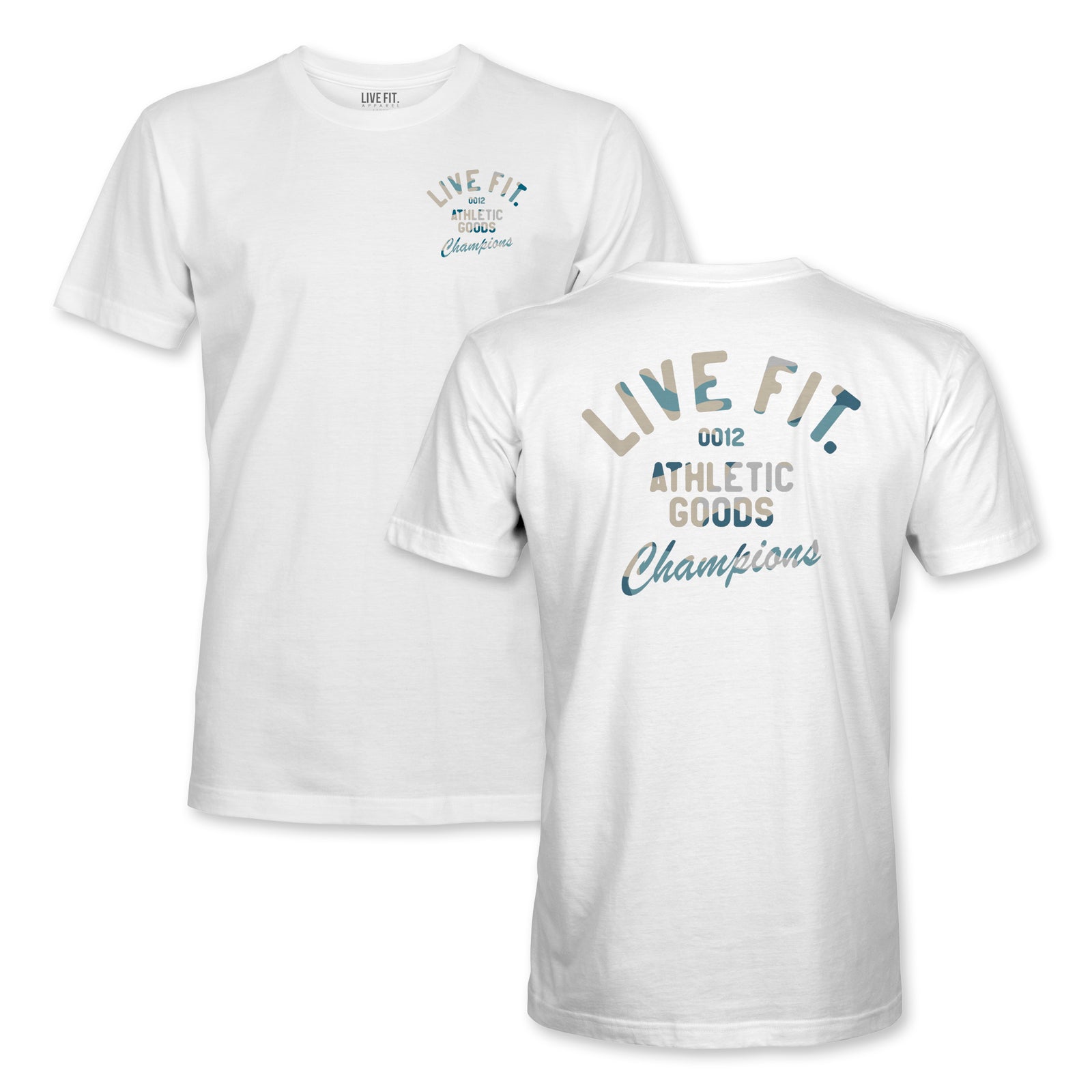 Athletic Goods Tee - White / Cool Desert Camo