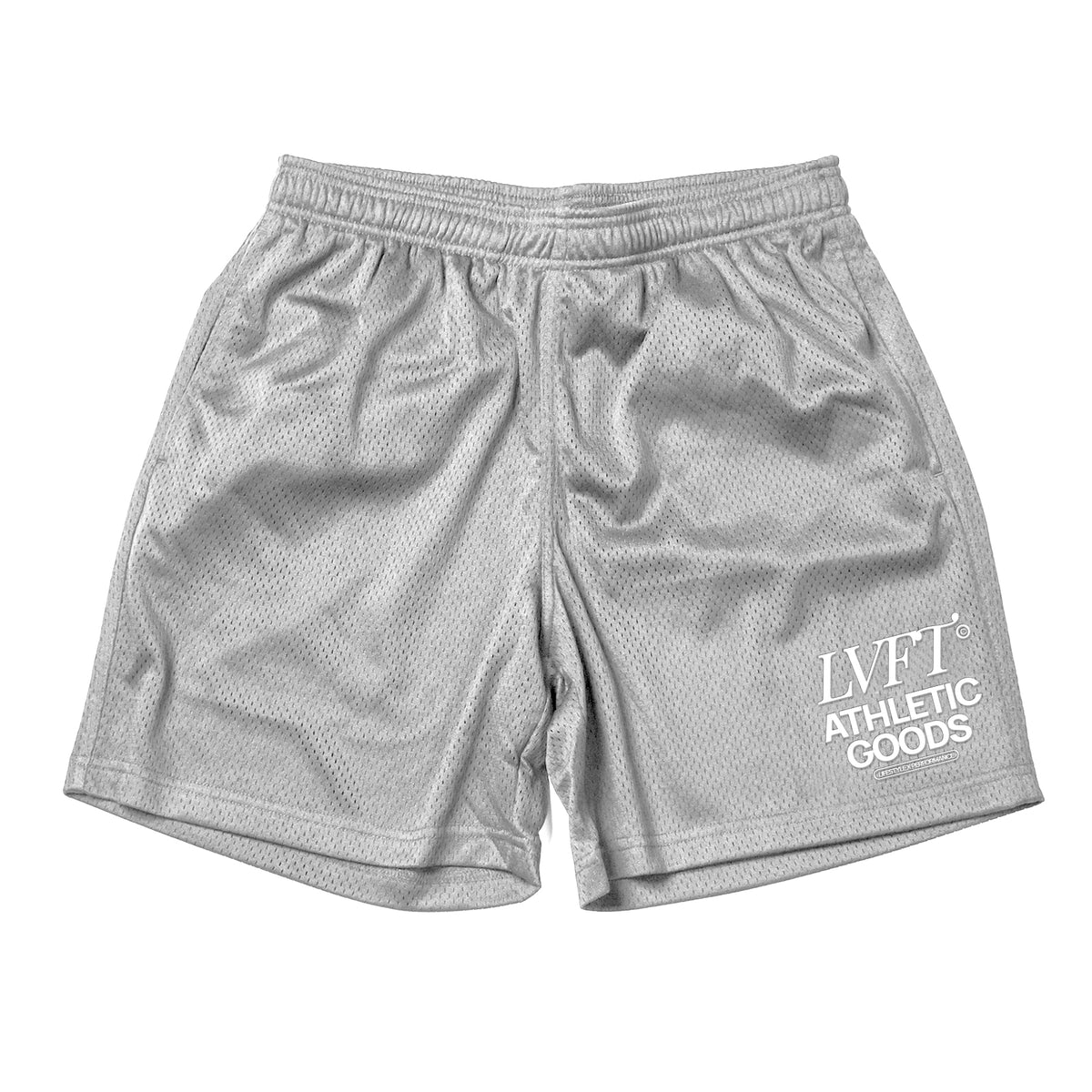 Athletic Goods Clubhouse Mesh Shorts - Silver